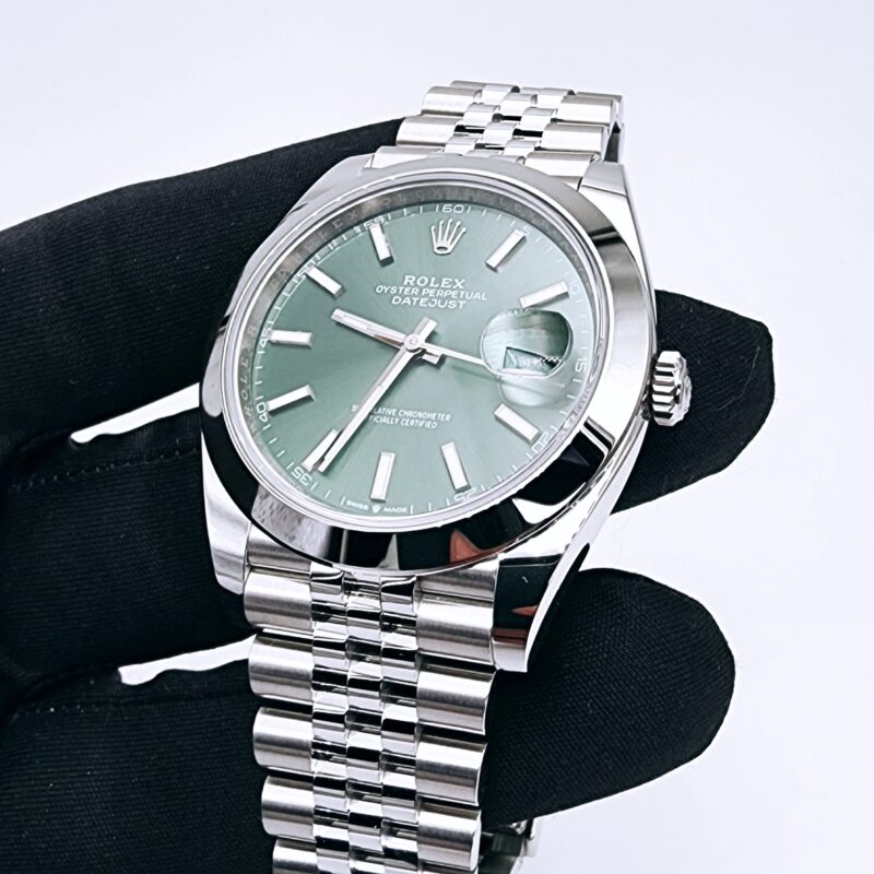 Rolex Datejust 41 Mint Green - Image 5